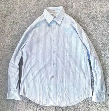 Papas 스트라이프 셔츠 48 M 일본제