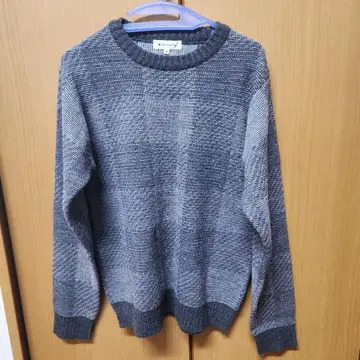 THE SHOP TK 그레이 패턴 니트 스웨터 M
