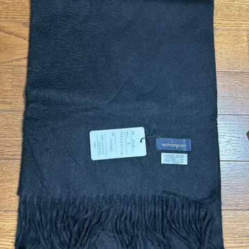 새상품 CASHMERE 캐시미어 100% 머플러 블랙