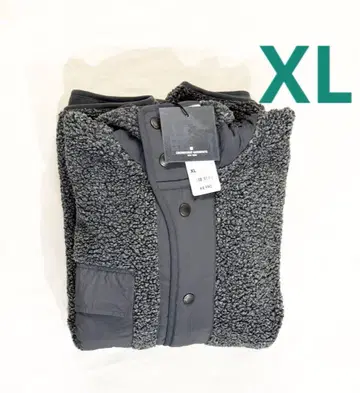 지유 ENGINEEREDGARMENTS 보아 플리스 스냅 후드티 XL