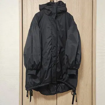 JEANASIS 몬스터 후드티 코트 블랙