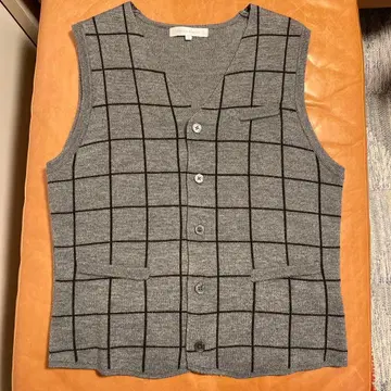 수트 컴퍼니 니트 베스트 그레이 L