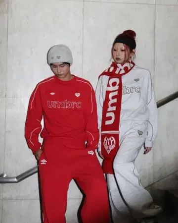 HTH umbro 레드 셋업 콜라보