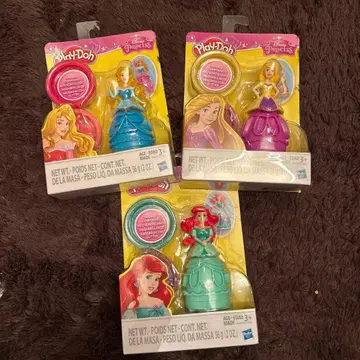 플레이도 프린세스 인형 3체 세트