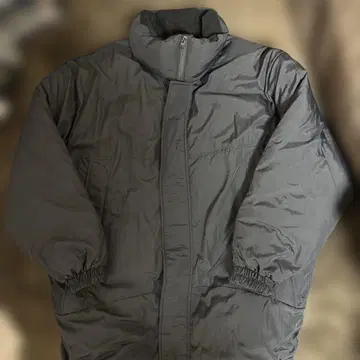 ANGIE 충전솜 두꺼운 블랙 다운 자켓