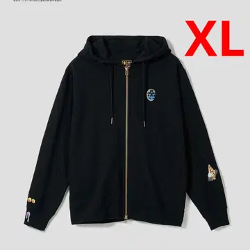 죠죠의 기묘한 모험 그라니프 호위팀 모티브 쭈리 지퍼 후드티 XL