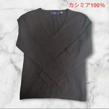 GOBI 캐시미어 다크 브라운 V넥 스웨터 S 여성용 겨울
