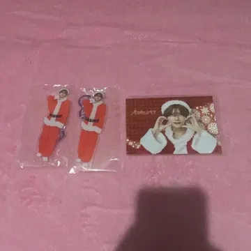 #러브시크 사쿠라 아크릴 스탠드 브로마이드 세트 크리스마스 가챠