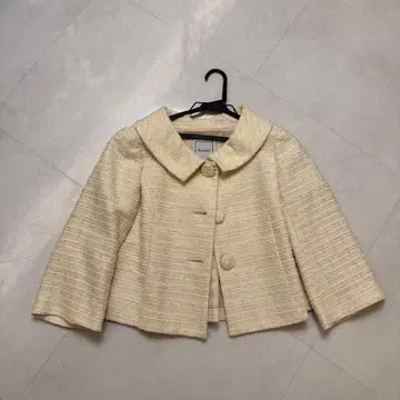 Anatelier 아이보리 코쿤 자켓
