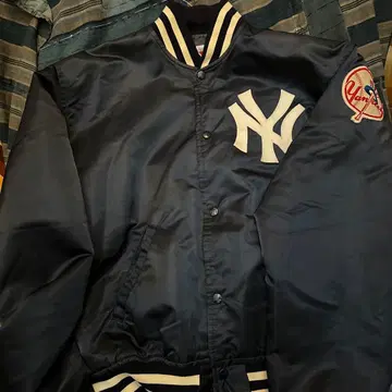 [ 90's MLB 공식 굿즈 ] 뉴욕 양키스 나일론 자켓 XL