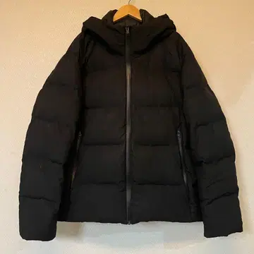 유니클로 심리스 다운 파카 XL 블랙 자켓 459624
