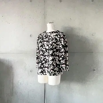 빔즈 DemiLuxeBEAMS 플라워 7부 소매 풀오버 36