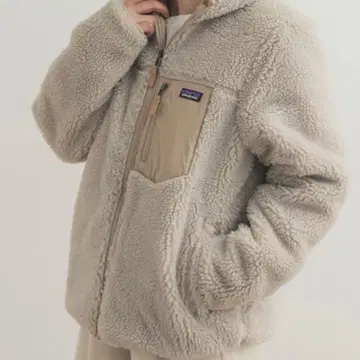 Patagonia 플리스 자켓 베이지 키즈 XXL