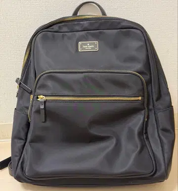 케이트 스페이드 나일론 백팩 블랙