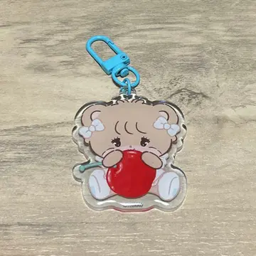 mikko illustration cafe 아크릴 키링 라떼