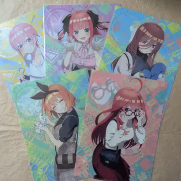 무료배송 5장 쇼핑 데이트 A4 클리어 파일/5등분의 신부/고토요메05