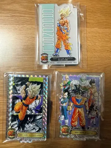 제일복권 드래곤볼 40주년 F상 아크레토 3종 시크릿 홀로