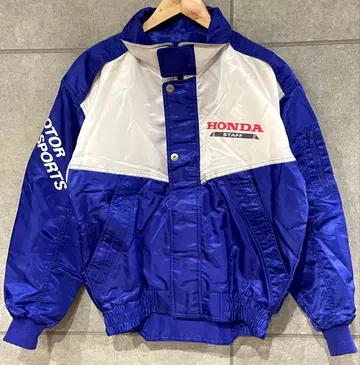 당시물 HONDA STAFF 스태프 레이싱 자켓 블루종 M