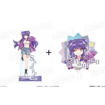 란마 1/2 스트릿 패션 샴푸 아크릴 스탠드 스티커 씰