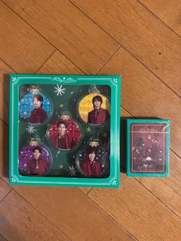 King & Prince 크리스마스 오너먼트 세트와 카드놀이