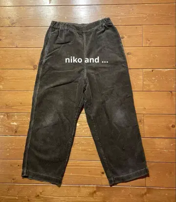 niko and - USED 코듀로이 와이드 팬츠