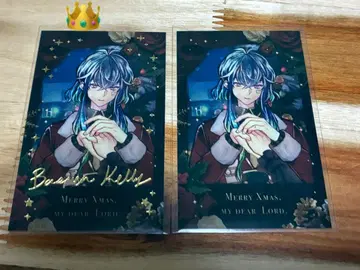 악마 집사와 검은 고양이 아쿠네코 크리스마스 폴라로이드 바스틴 금박