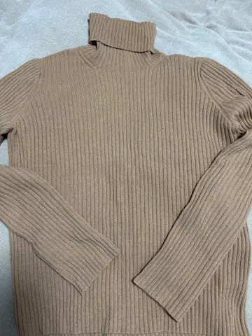 Drawer 캐시미어 100% 베이지 캐시미어 니트 스웨터 사이즈 1