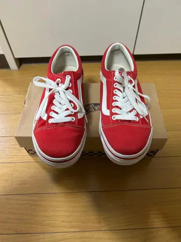 VANS 올드스쿨 빨간색 26.5cm