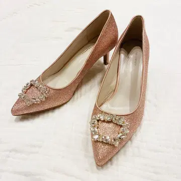 MISCH MASCH 비쥬 글리터 펌프스 스틸레토 결혼식
