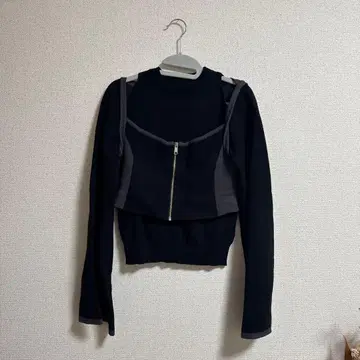 HARE 뷔스티에 레이어드 니트