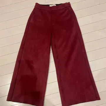 새상품급 CAPRICEUX LEMAGE 버건디 와이드 팬츠 사이즈 38