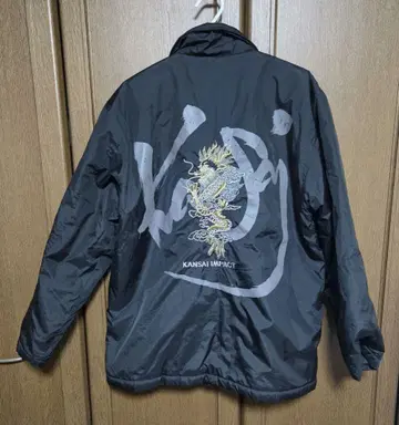 KANSAI IMPACT 블랙 자켓 용 자수 L 사이즈