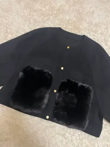 diagram 퍼 포켓 부착 숏코트