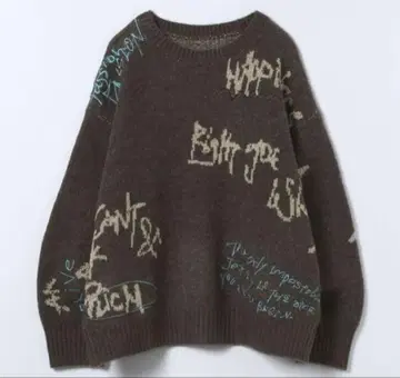 5G Doodle 로고 풀오버 지나시스 미사용 새상품 이번 시즌 신상