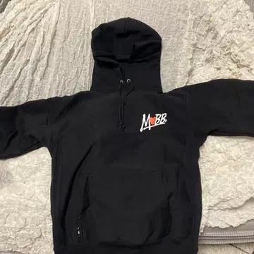 MBB 로고 블랙 후드티