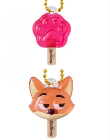 주토피아 아이스캔디 참 가챠 캡슐 토이