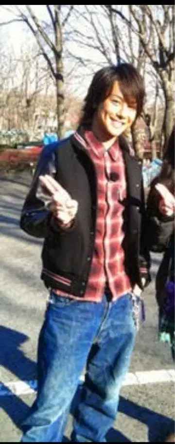 TAKAHIRO 착용 Stiff 스티프 바시티 자켓