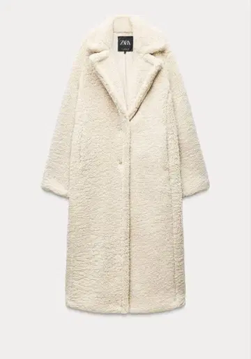 ZARA 새상품 롱 기장 보아 코트