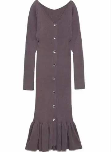 SNIDEL 2WAY 니트 머메이드 원피스