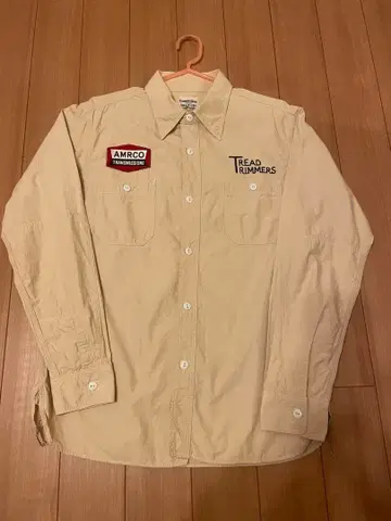 페로우즈 워크 셔츠 카키 M 사이즈