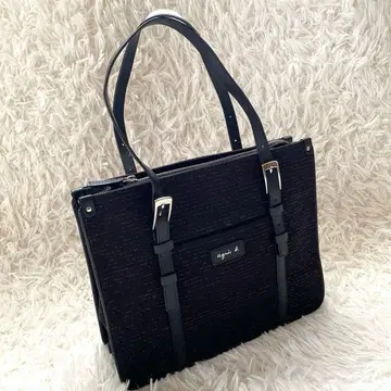 agnes b. VOYAGE 에네스베 보야주 블랙 토트백