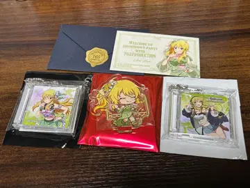 아이돌 마스터 호시이 미키 키링 미니 아크릴 스탠드 초대장 카드