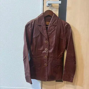 60~70s OSHWAHKON 가죽 테일러드 자켓