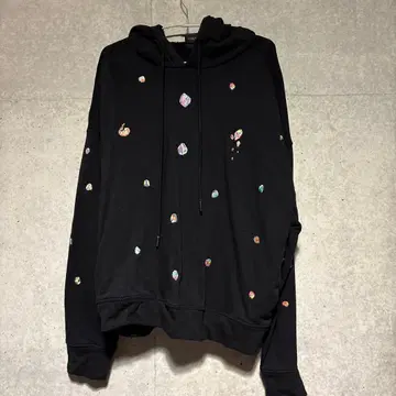 [ 요네즈 켄시 ] 투어 굿즈 변신 보석 후드티 블랙 sizeM