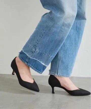 [ LE TALON ] 5.5cm V컷 사이드 오픈