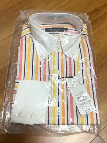 미사용 새상품 다니엘 클레뮤 스트라이프 긴팔 셔츠