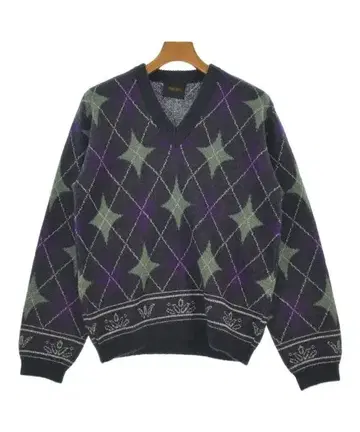 타이가 이가리 니트 스웨터 남성용