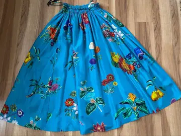 caban 실크 보타니컬 스커트 2way