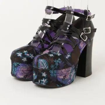 요스케 YOSUKE 우먼 크로스 스트랩 스톰 펌프스 2810123