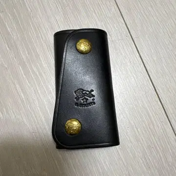 일비종떼 블랙 가죽 키케이스